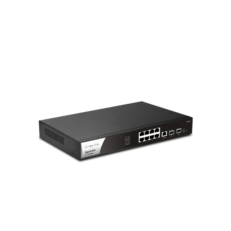Commutateur 8*GbE PoE / 2 SFP NiV 2+