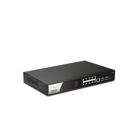 Commutateur 8*GbE PoE / 2 SFP NiV 2+